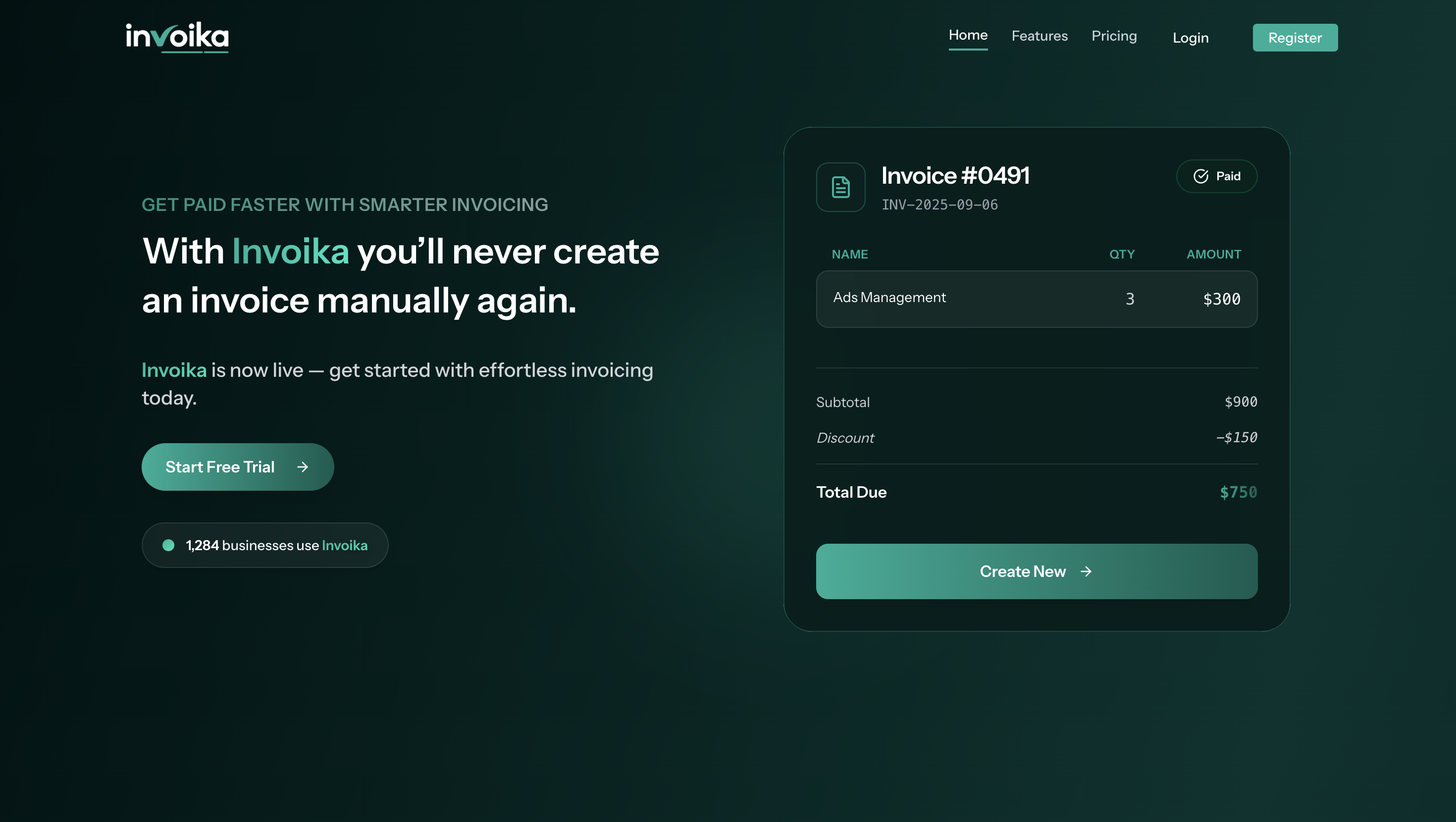 Invoika Invoicing System