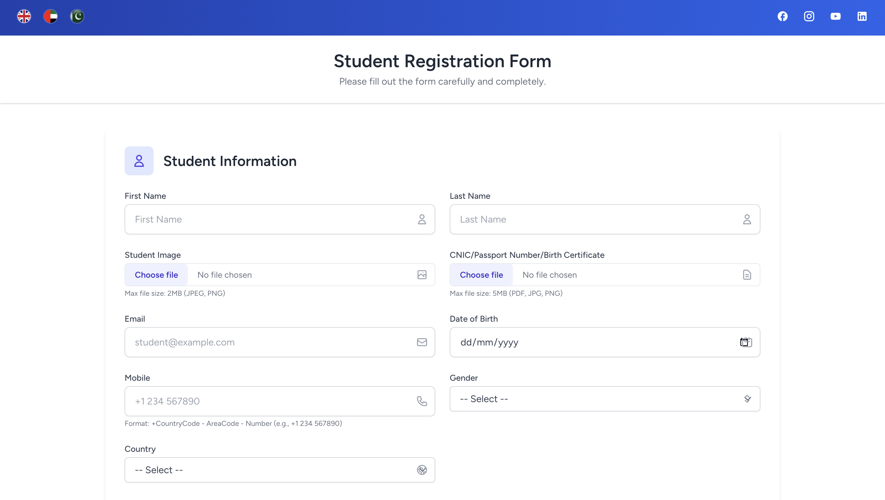 Student Course Registration Portal